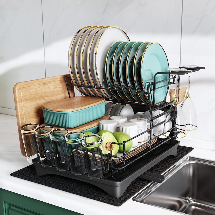 Kitchen Counter Stainless Steel Dish Rack